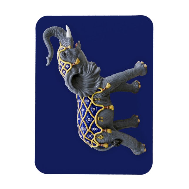 Íman Carousel Animal Elephant Photo Magnet (Vertical)