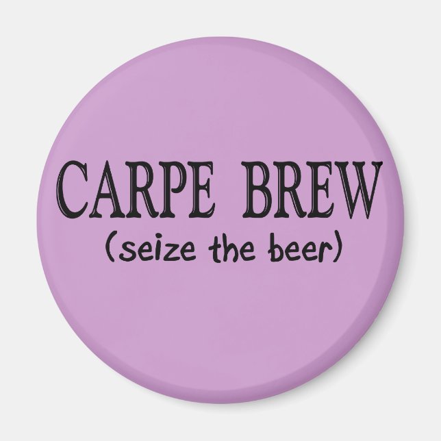 Íman CARPE BREW (Agarre a cerveja) (Frente)
