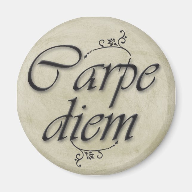 Íman carpe diem (Frente)