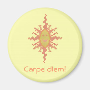Íman Carpe diem! Magnet Sunburst