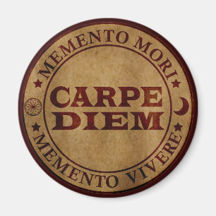 Íman Carpe diem Seize o dia Memento mori