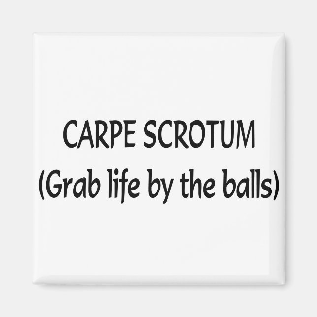 Íman Carpe Scrotum (Frente)
