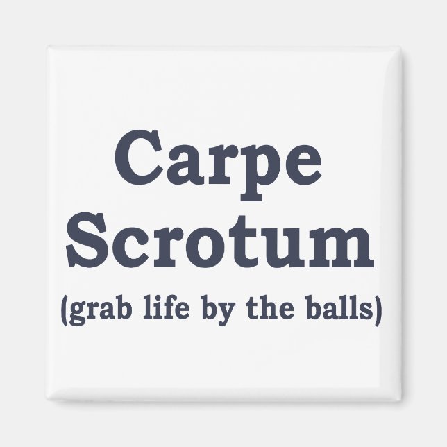 Íman Carpe Scrotum (Frente)