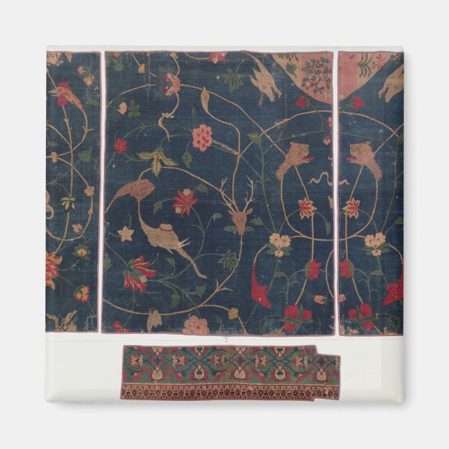 Íman Carpete decorado com animais (Frente)