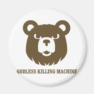 Íman carrega a camiseta engraçada godless do humor das