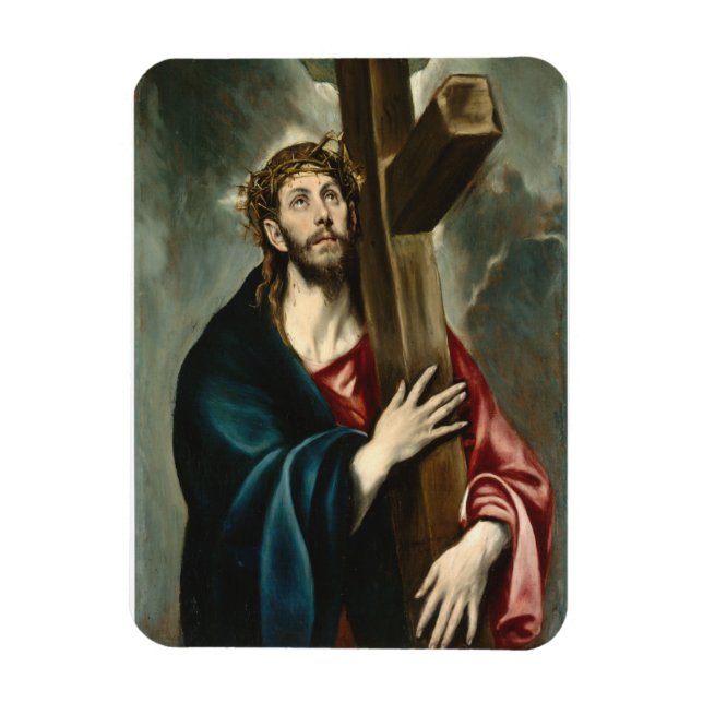 Íman Carregando cristo da cruz, El Greco (Vertical)