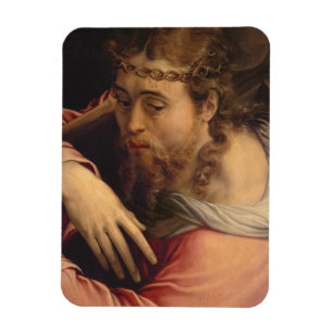 Íman Carregando do cristo Cruz, 1540-45 (óleo no painel