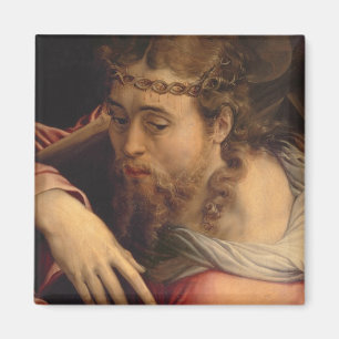 Íman Carregando do cristo Cruz, 1540-45 (óleo no painel