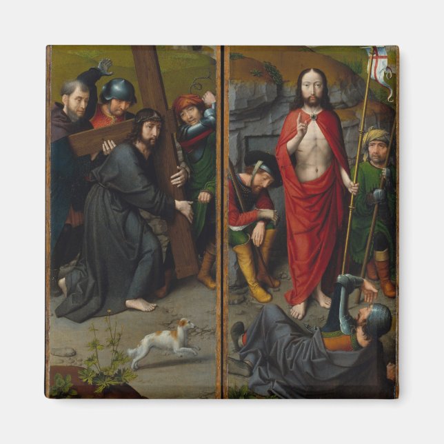 Íman Carregando do cristo cruzado (Frente)