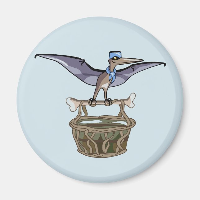 Íman Carregando Pteranodon A Cesta (Frente)