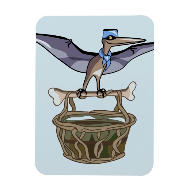 Íman Carregando Pteranodon A Cesta (Vertical)