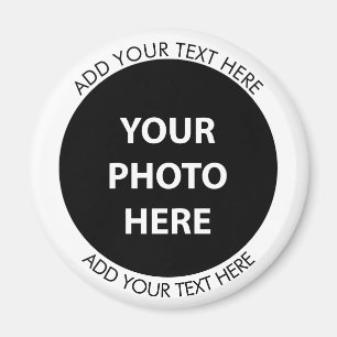 Íman Carregar Foto de Imagem e Adicionar Texto - Person
