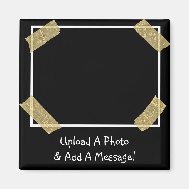 Íman Carregar uma Foto e Adicionar uma Mensagem Pessoal (Frente)