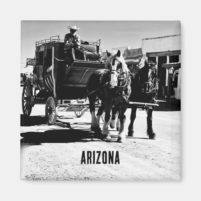 Íman Carrinha de cavalos do oeste do Arizona (Frente)