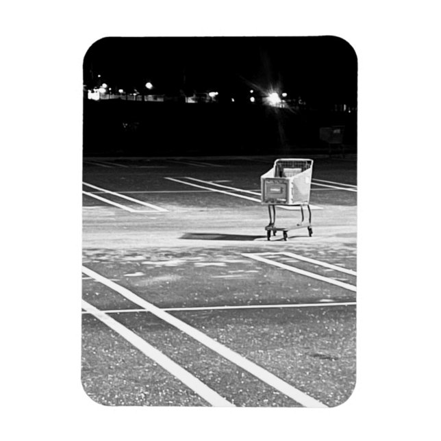 Íman Carrinho de Compras Abandonado em Lote de Estacion (Vertical)
