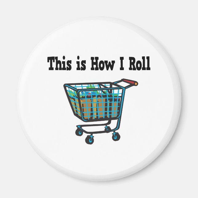 Íman Carrinho de Compras Como Eu Sou (Frente)