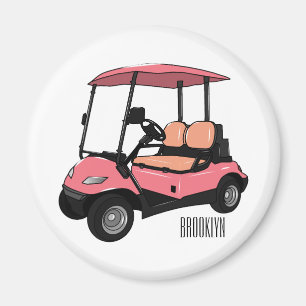 Íman Carrinho de golfe / desenho animado de buggy de go