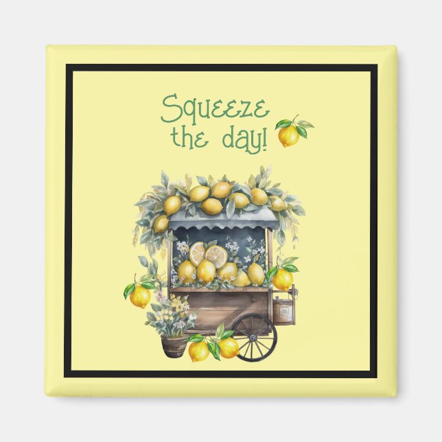 Íman Carrinho de Limão - Squeeze The Day (Frente)