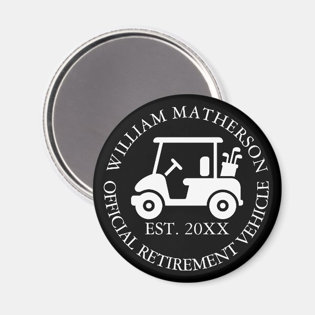 Íman Carrinho de Retiro Engraçado Personalizado Buggy  (Front/Back)