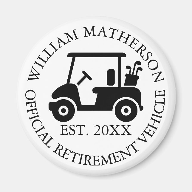 Íman Carrinho de Retiro Engraçado Personalizado Buggy  (Frente)