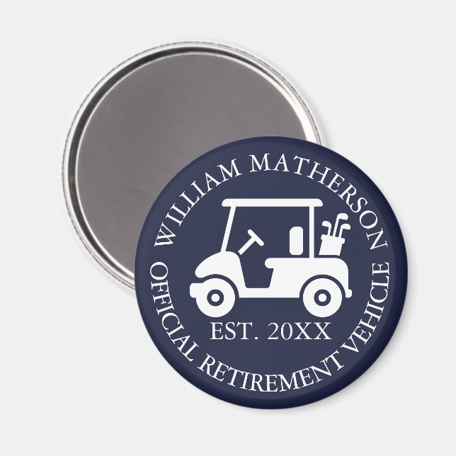 Íman Carrinho de Retiro Engraçado Personalizado Buggy A (Front/Back)