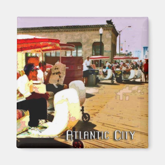 Íman Carrinho no passeio (Frente)