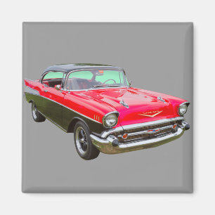 Íman Carro 1957 do clássico do Bel Air de Chevrolet