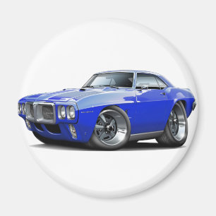 Íman Carro 1969 do azul de Firebird