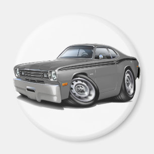 Íman Carro 1970-74 Cinzento-Preto do espanador
