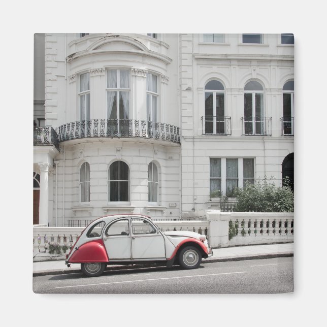 Íman Carro antigo em Notting Hill Magnet: Londres (Frente)