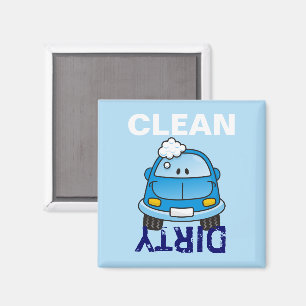 Íman Carro azul com bolhas