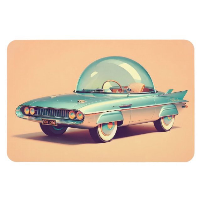 Íman Carro Blaster de Bolha Futurístico Atômico (Horizontal)