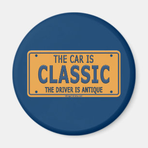 Íman Carro clássico de driver antigo