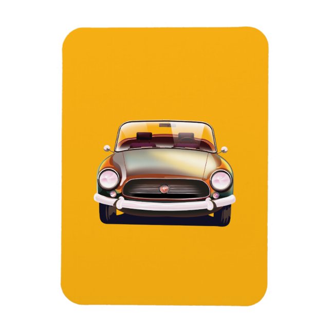 Íman Carro clássico vintage (Vertical)
