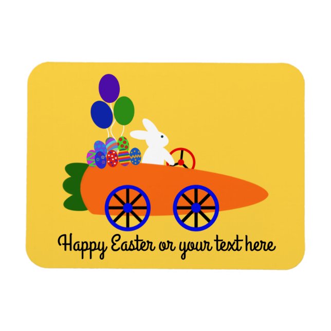 Íman Carro Cony Riding Carrot #3 Magnet (Horizontal)