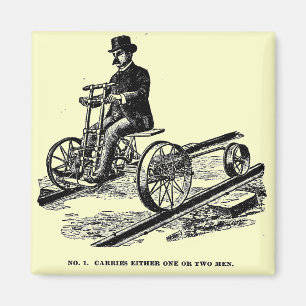 Íman Carro de Mão-de-Ferro KALAMAZOO Velocipede 1887