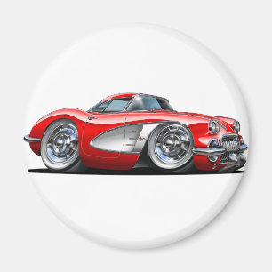 Íman Carro do vermelho de Corveta