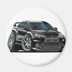 Íman Carro preto de Mitsubishi Evo