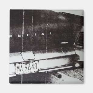 Íman Carro preto e branco