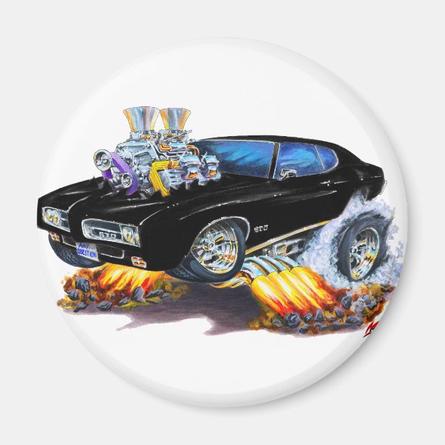 Íman Carro preto GTO 1969 (Frente)
