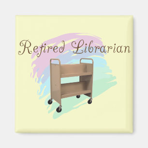 Íman CARRO VAZIO aposentado do bibliotecário