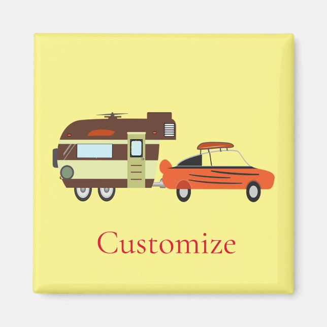 Íman Carro vintage e Camper Thunder_Cove (Frente)