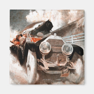 Íman Carro vs Comboio por William Harnden Foster