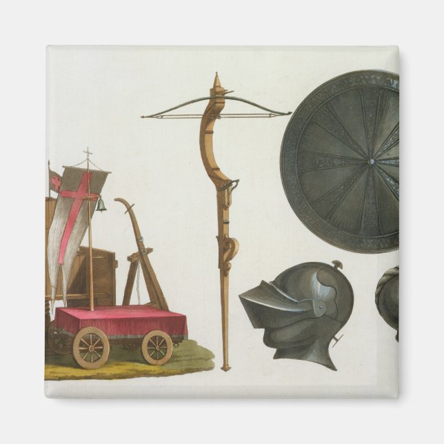 Íman Carruagem, arco-íris e blindagem, placa 17 fr (Frente)