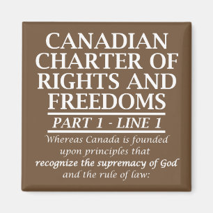 Íman Carta Canadense de Liberdade Religiosa Cristã