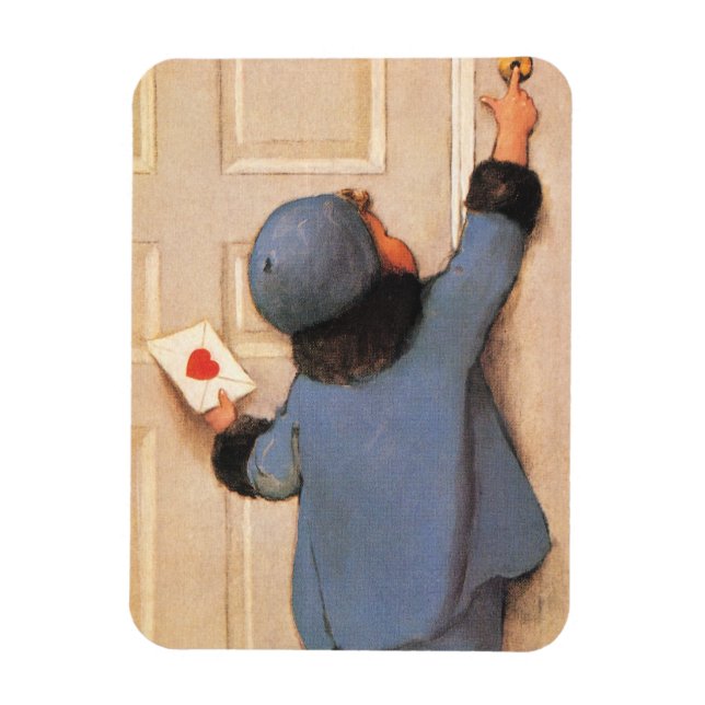 Íman Carta de Amor Antiga por Jessie Willcox Smith (Vertical)