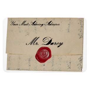 Íman Carta de amor do Sr. Darcy Regência