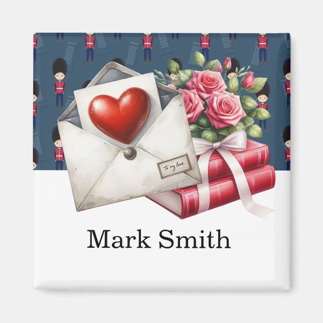 Íman Carta de Amor sobre Londres (Frente)