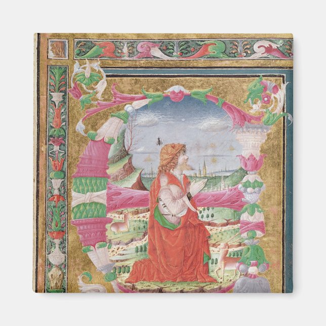 Íman Carta histórica "E" com figura do Rei (Frente)