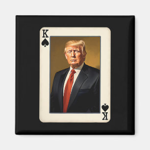 Íman Carta Rei Trump - Presidencial Donald Trump Único